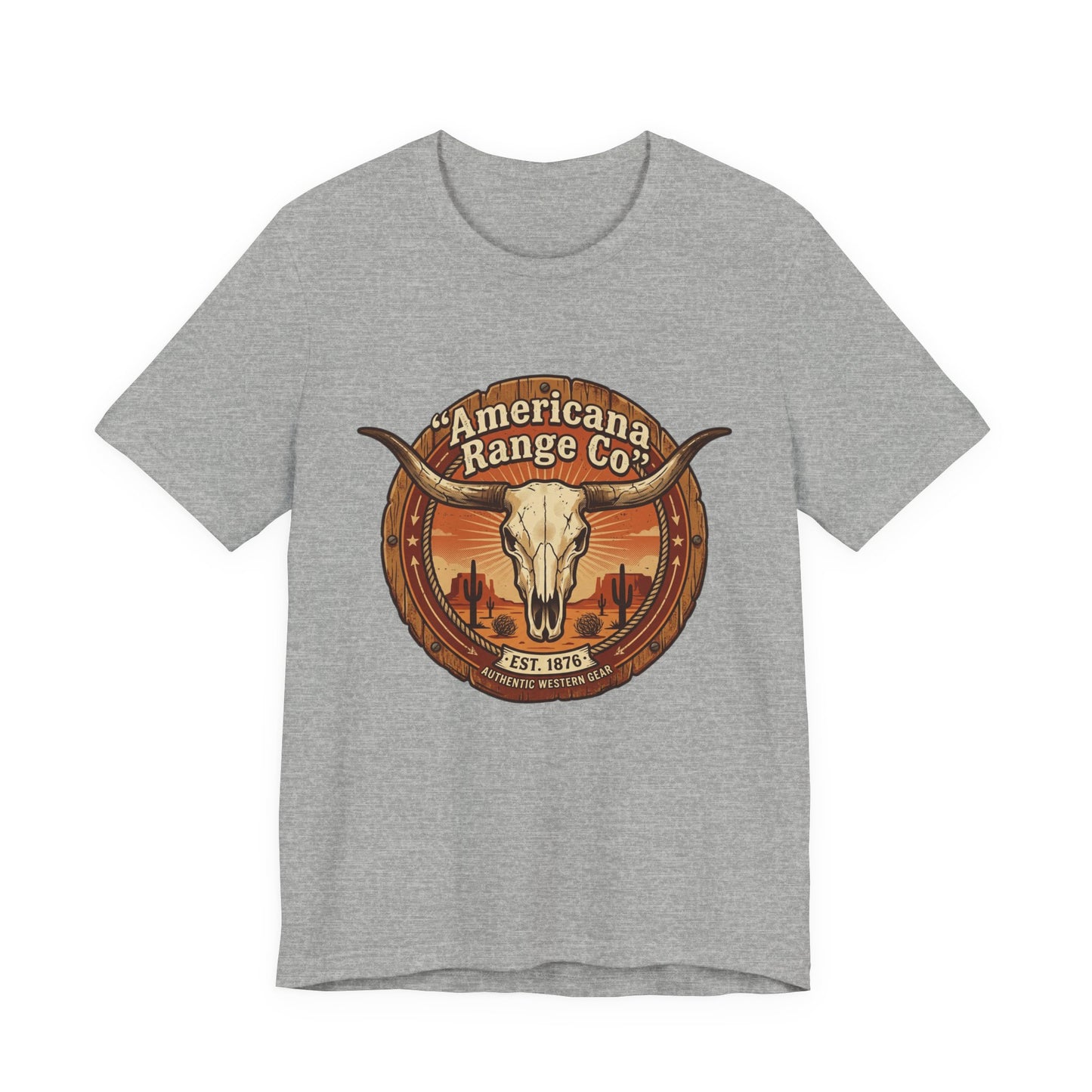 Americana Range Co Skull Tee | Western Vintage, Frontier Rodeo