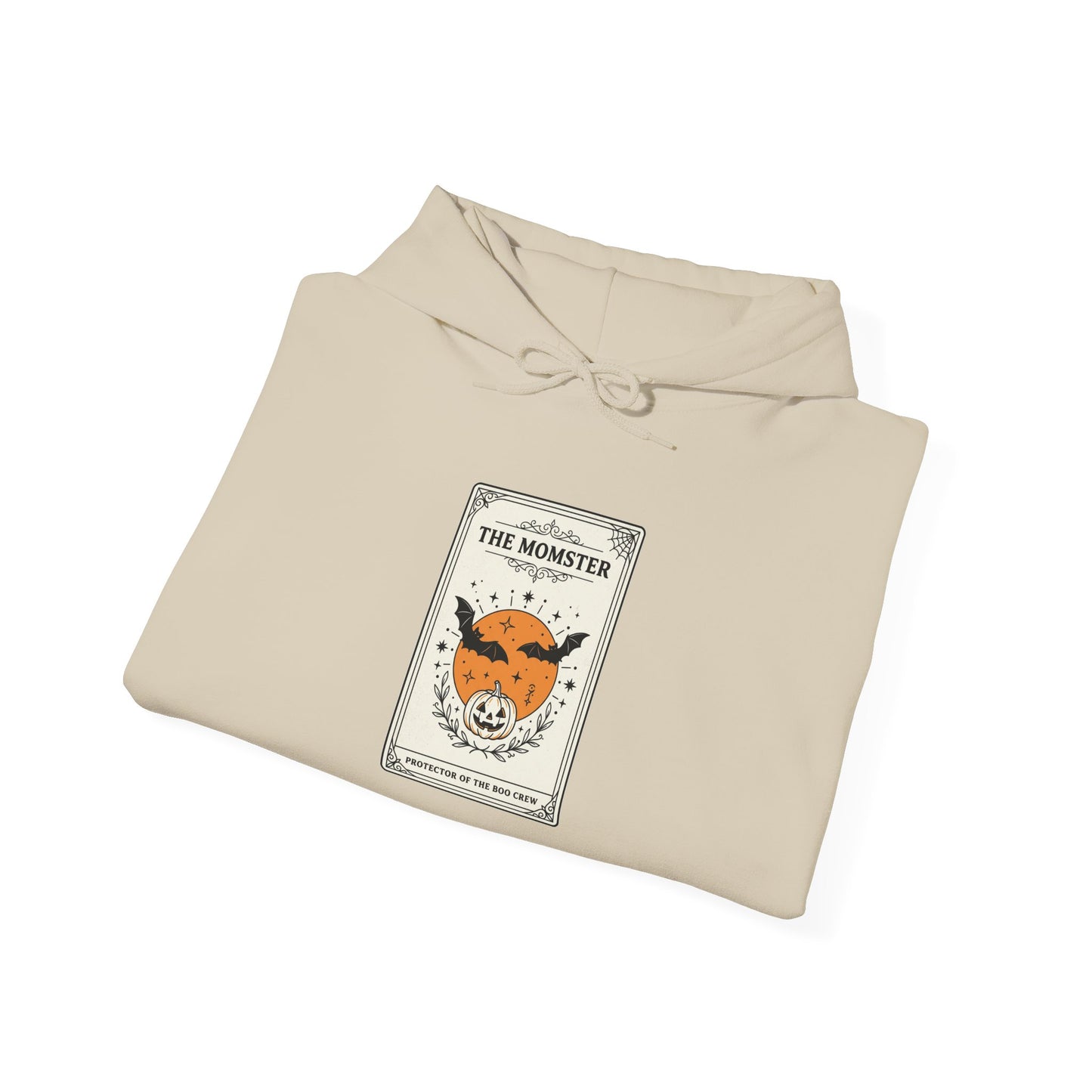 Momster Pumpkin Crest Hoodie | Halloween Momster, Spooky Retro