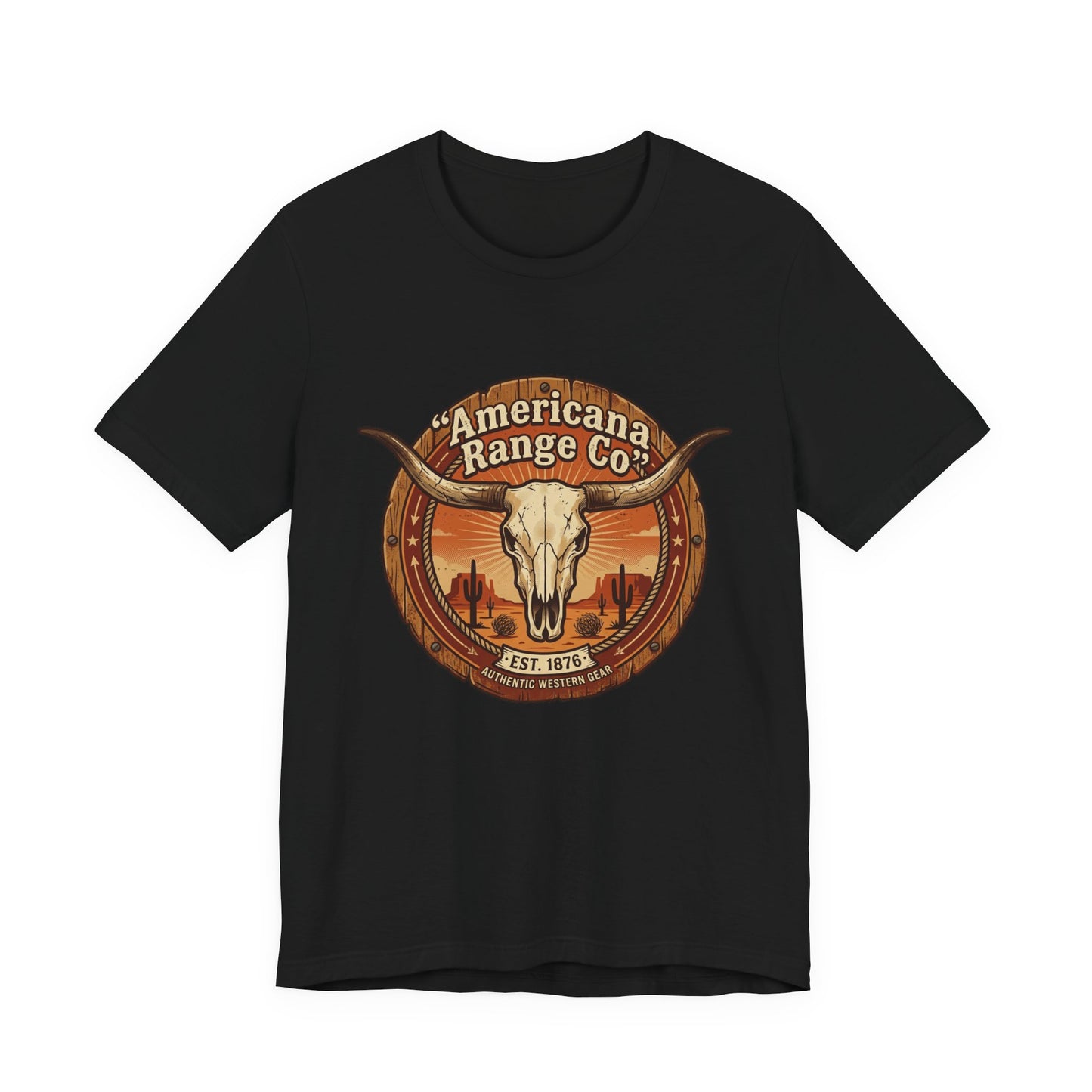 Americana Range Co Skull Tee | Western Vintage, Frontier Rodeo