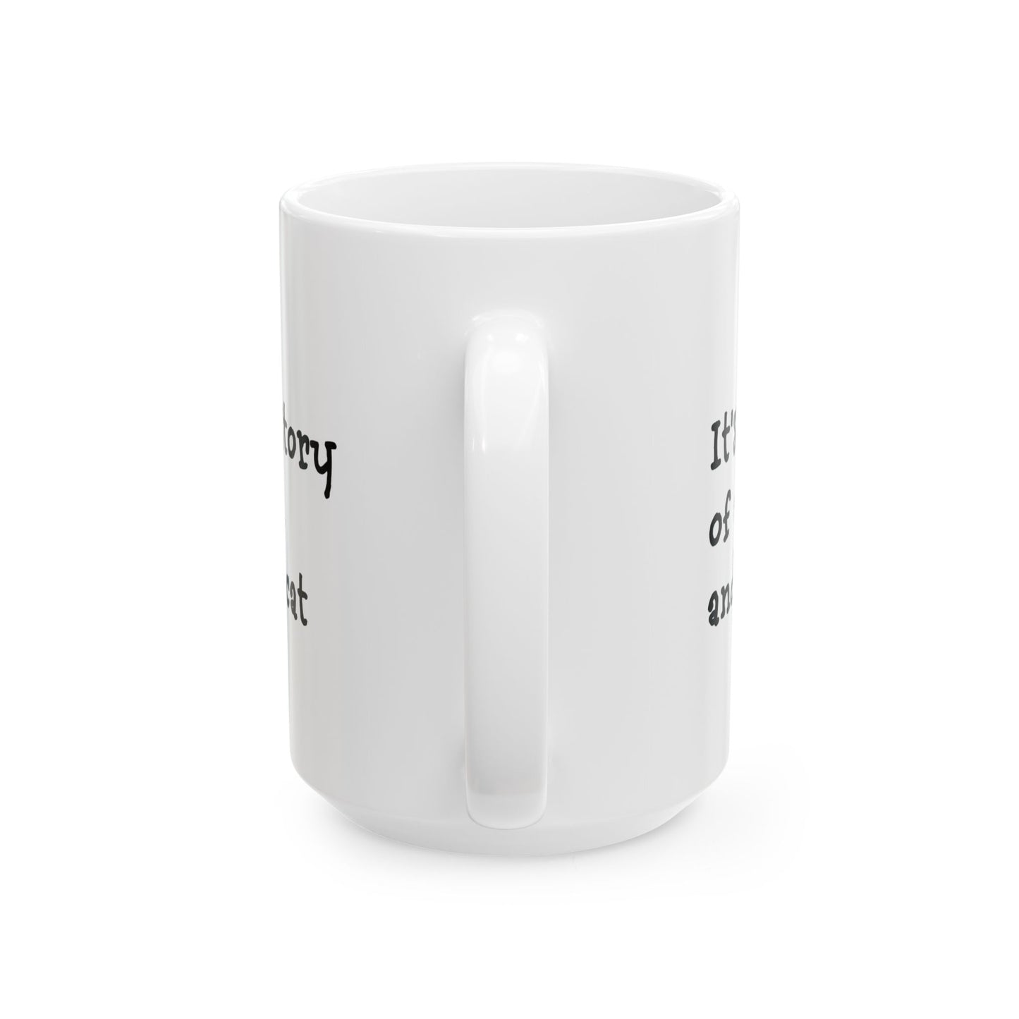 Story of a Girl and Her Cat Ceramic Coffee Mug (11oz, 15oz)