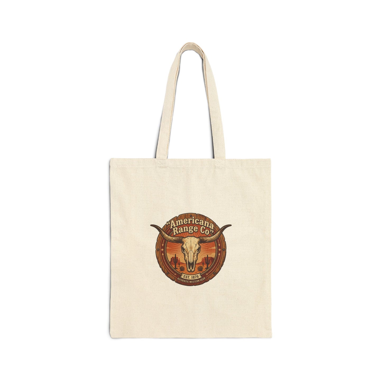 Americana Range Co Skull Badge Tote | Western, Vintage Frontier