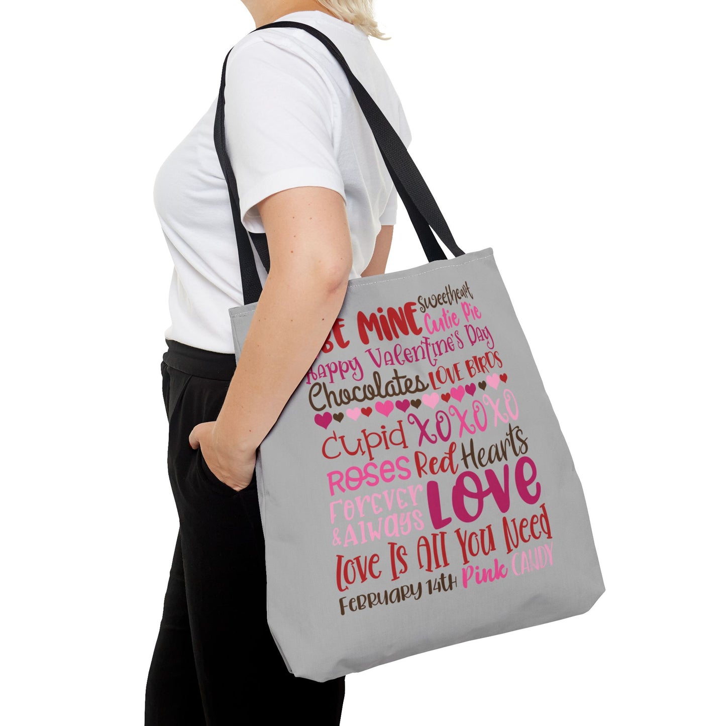 Valentine’s Day Love Words Tote Bag