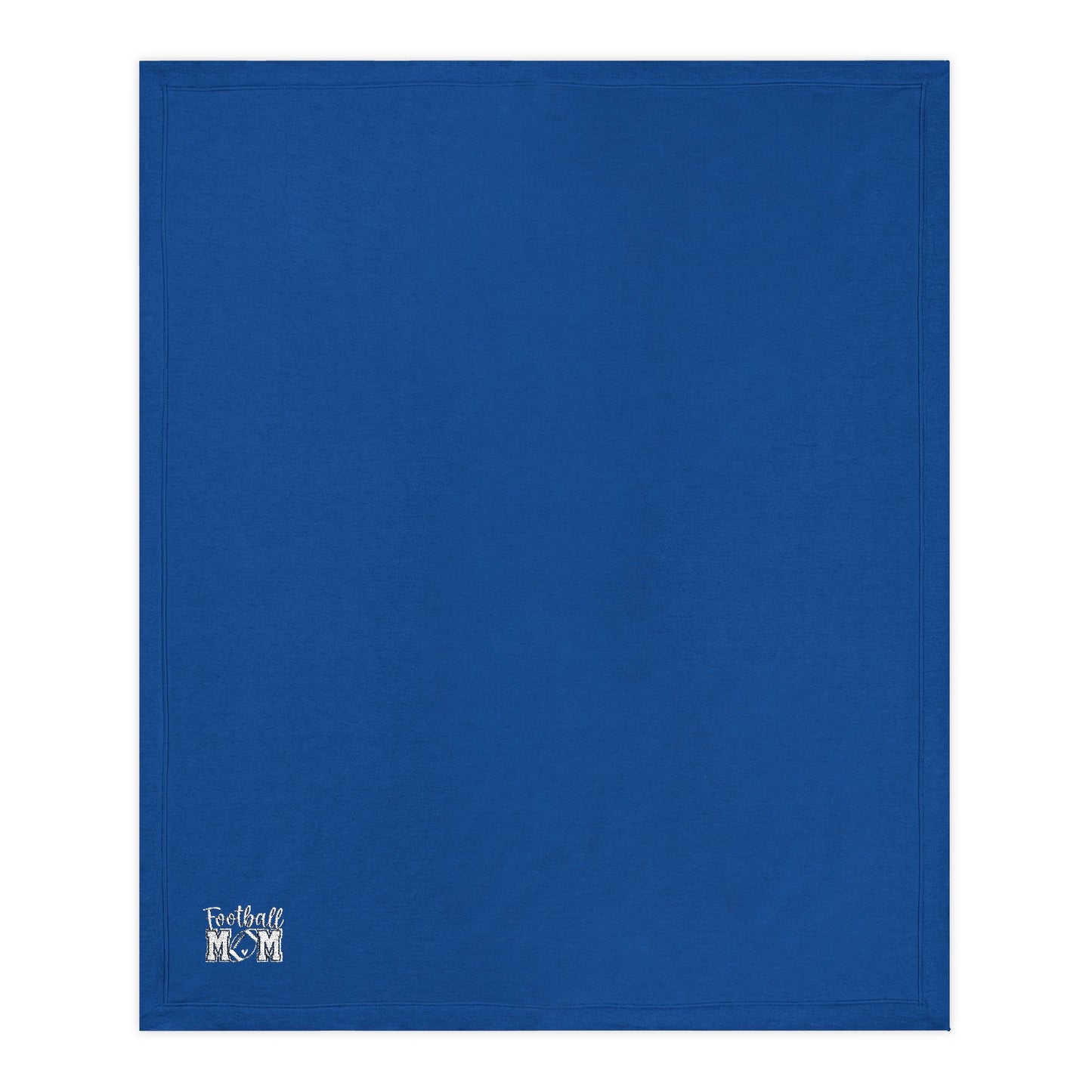 Football Mom Cozy Game Day Throw with Corner Logo