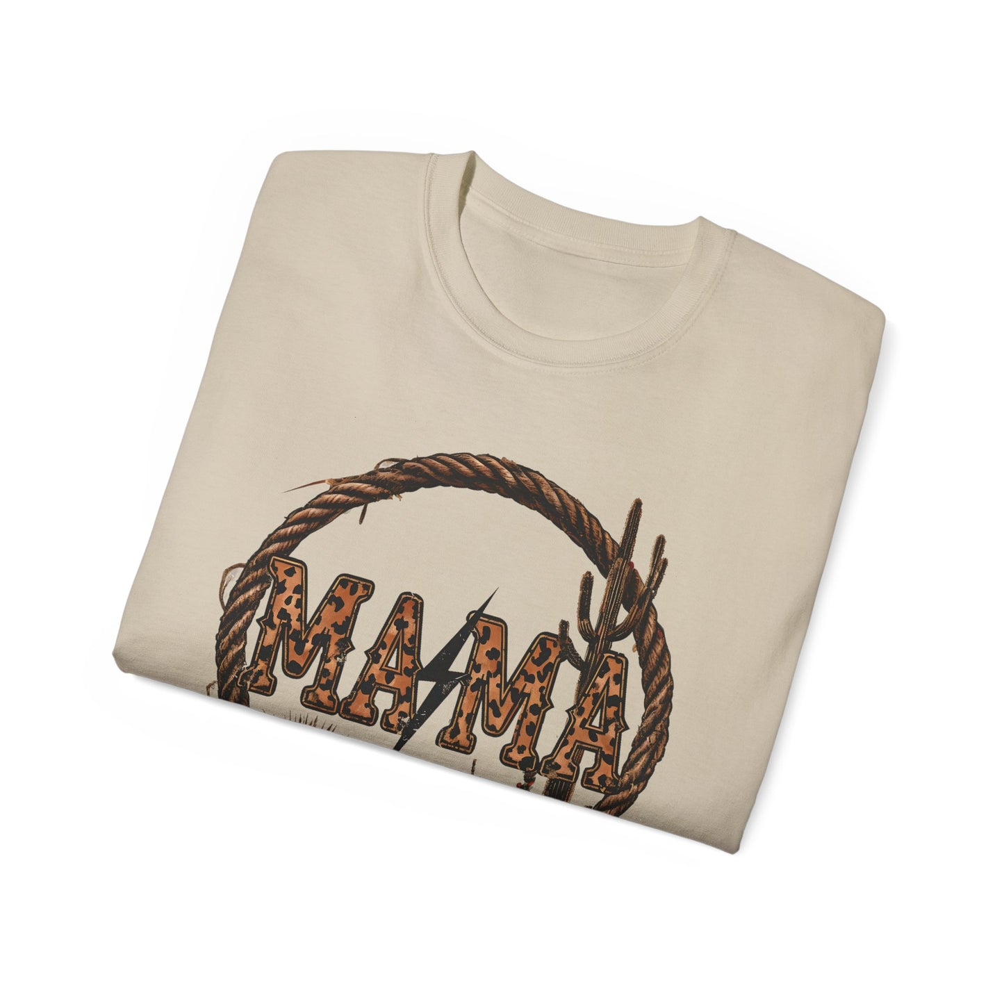 Western-Inspired Mama Cactus Graphic Tee – Unisex Ultra Cotton Shirt for Moms