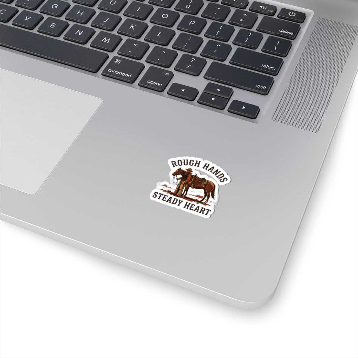 Rough Hands Steady Heart Sticker | Western cowboy, Americana vintage rodeo
