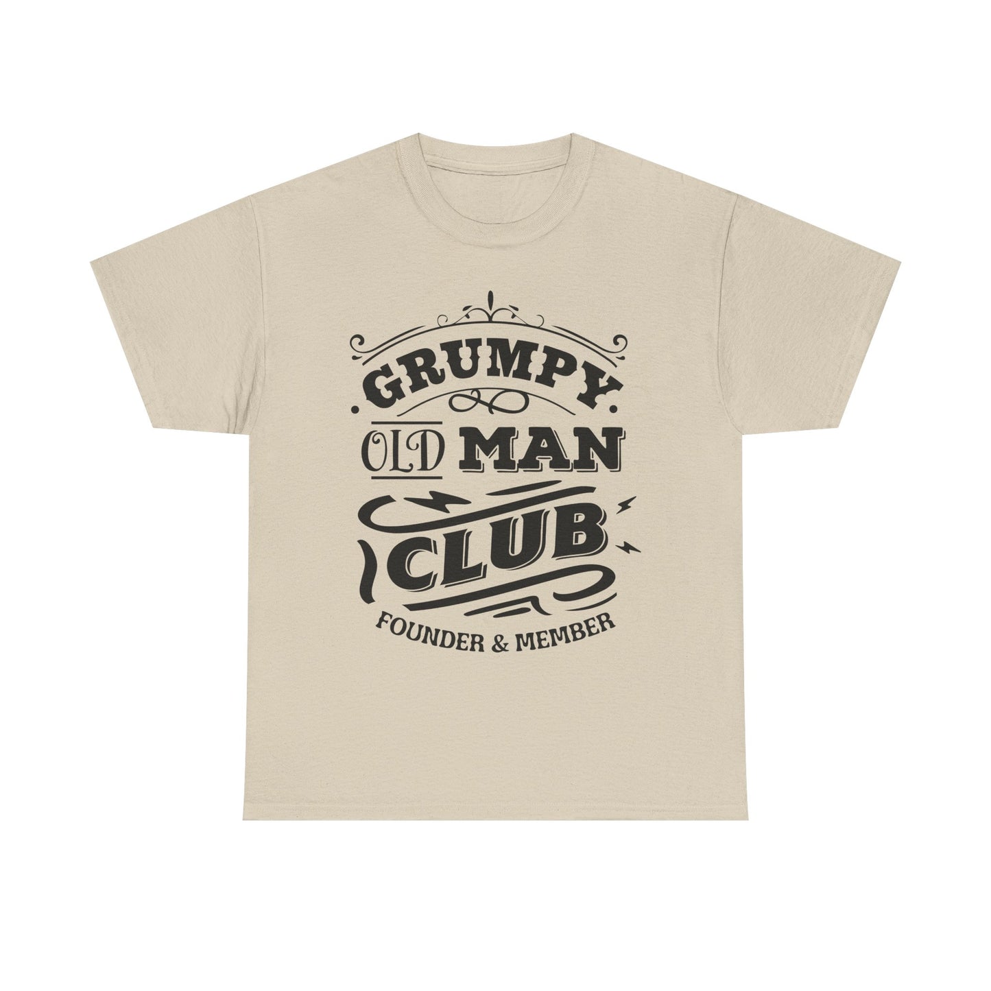 Grumpy Old Man Club Classic Unisex Heavy Cotton Tee for Dads