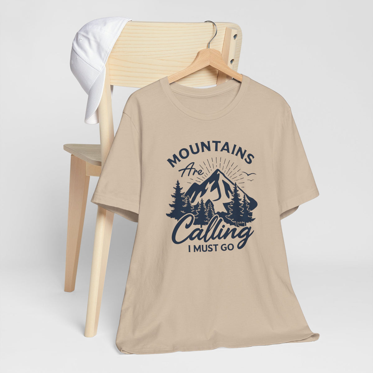 Mountains Are Calling T‑Shirt — Outdoor Adventure Graphic Tee