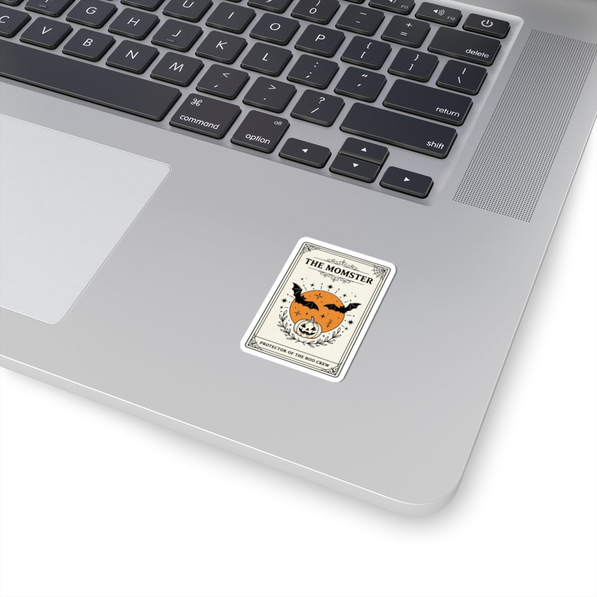 The Momster Kiss-Cut Sticker | Halloween mom, bats & pumpkin