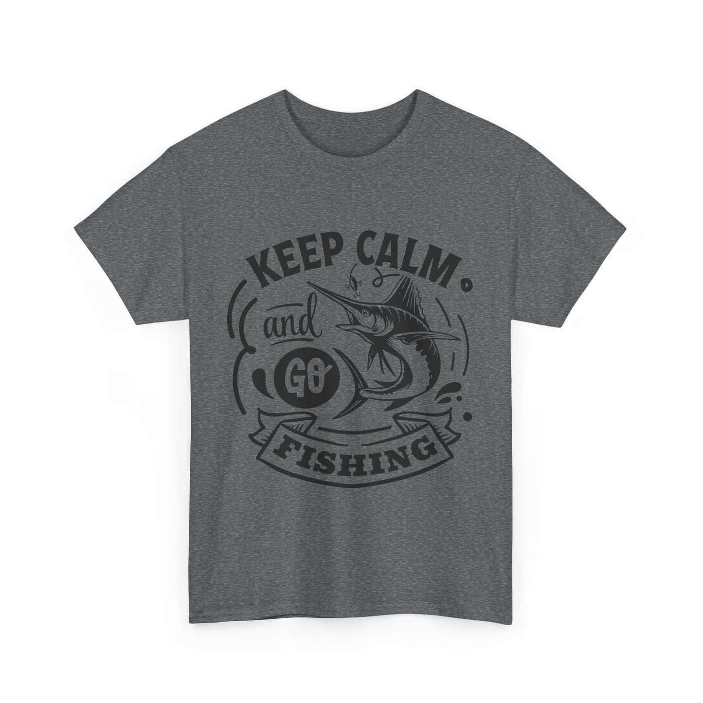 Keep Calm and Go Fishing T-Shirt for Dad