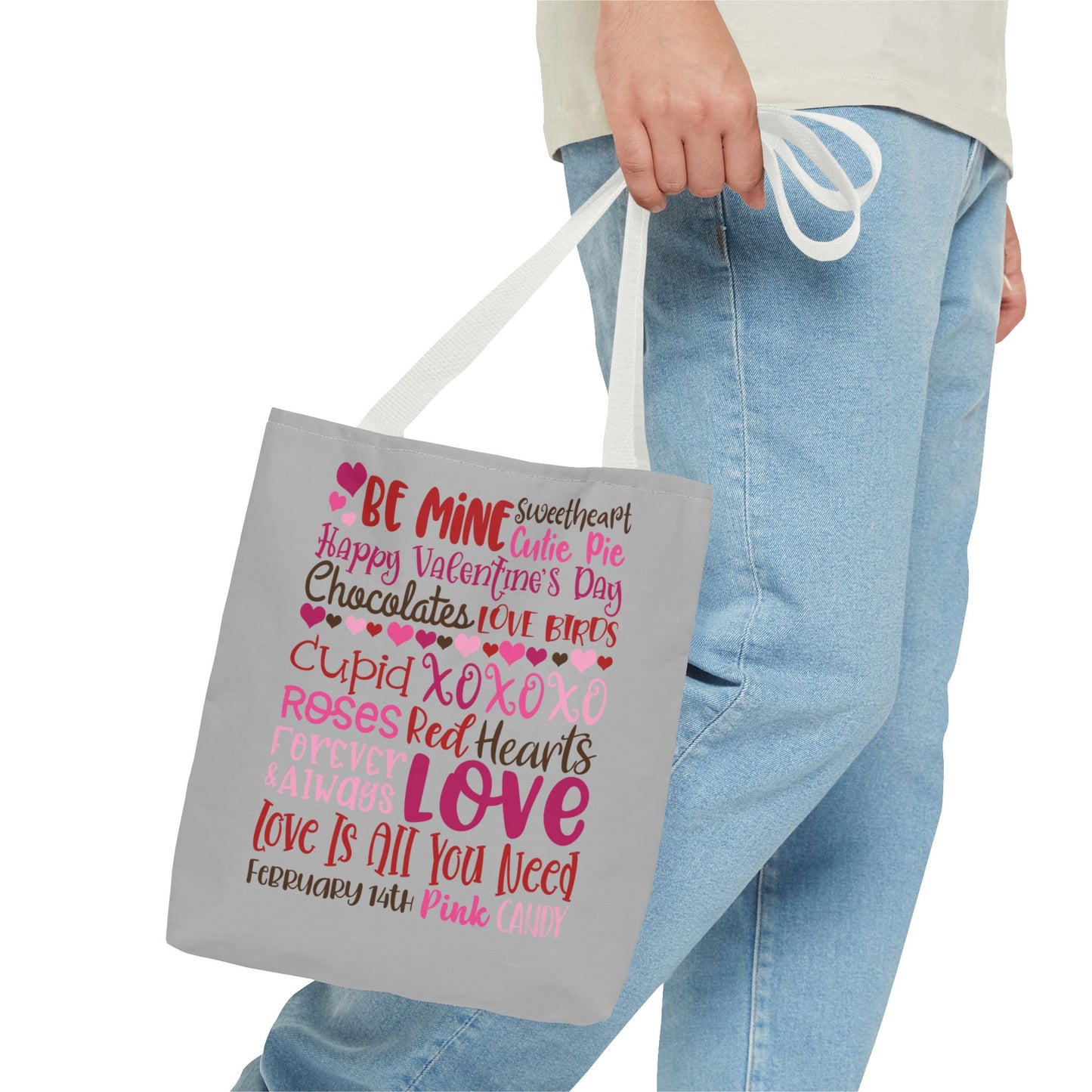 Valentine’s Day Love Words Tote Bag