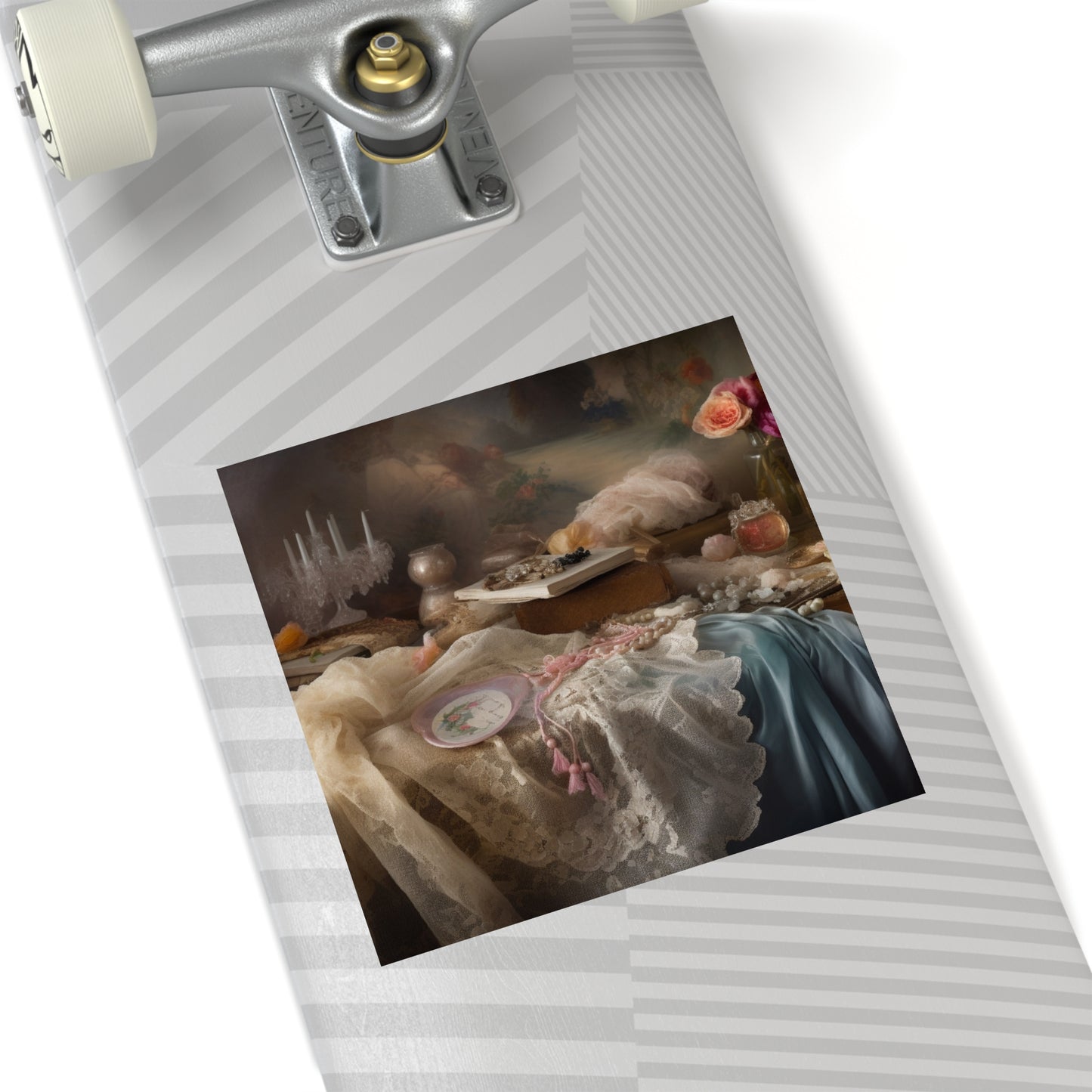 Vintage Women's Boudoir Square Sticker #2