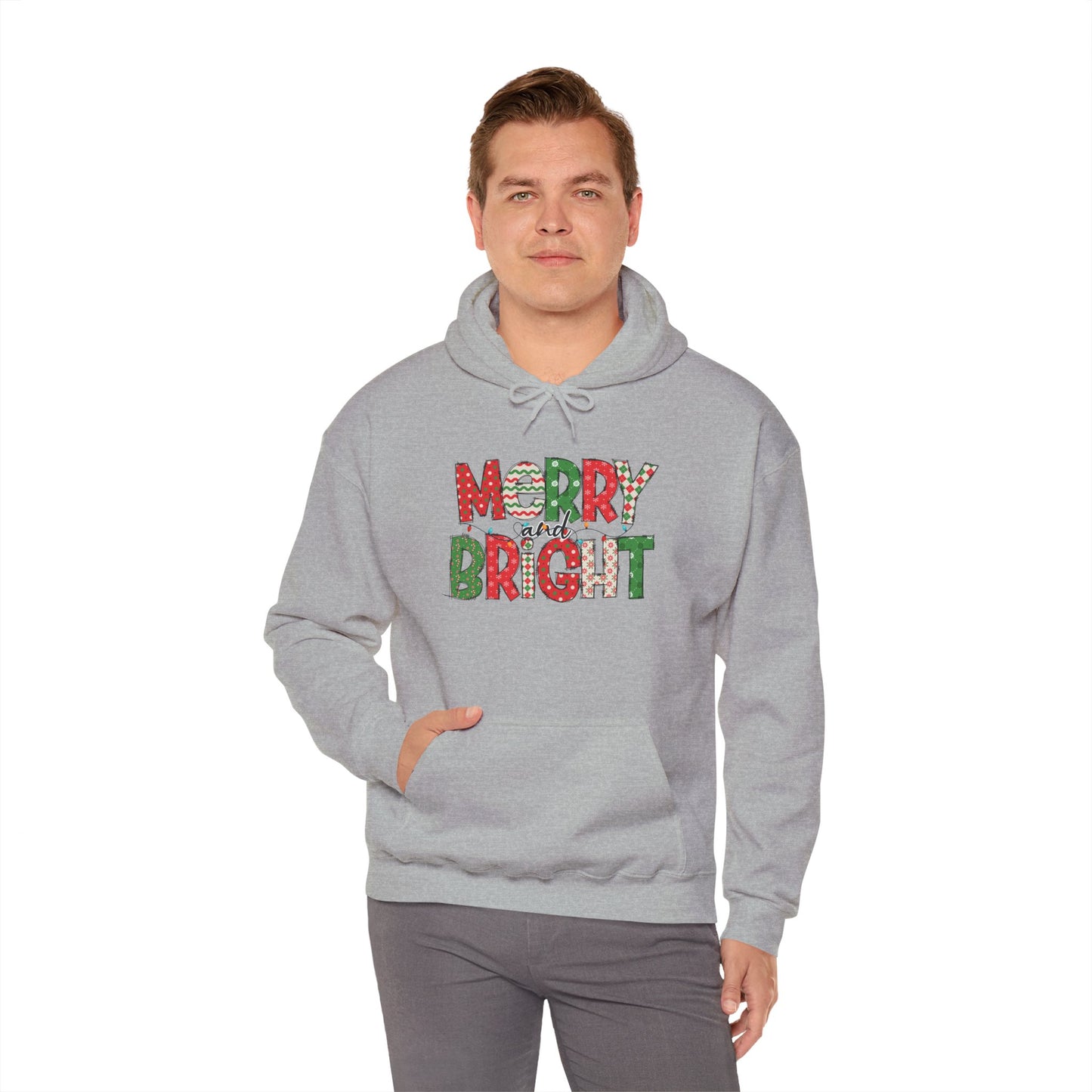 Merry and Bright Christmas Hoodie