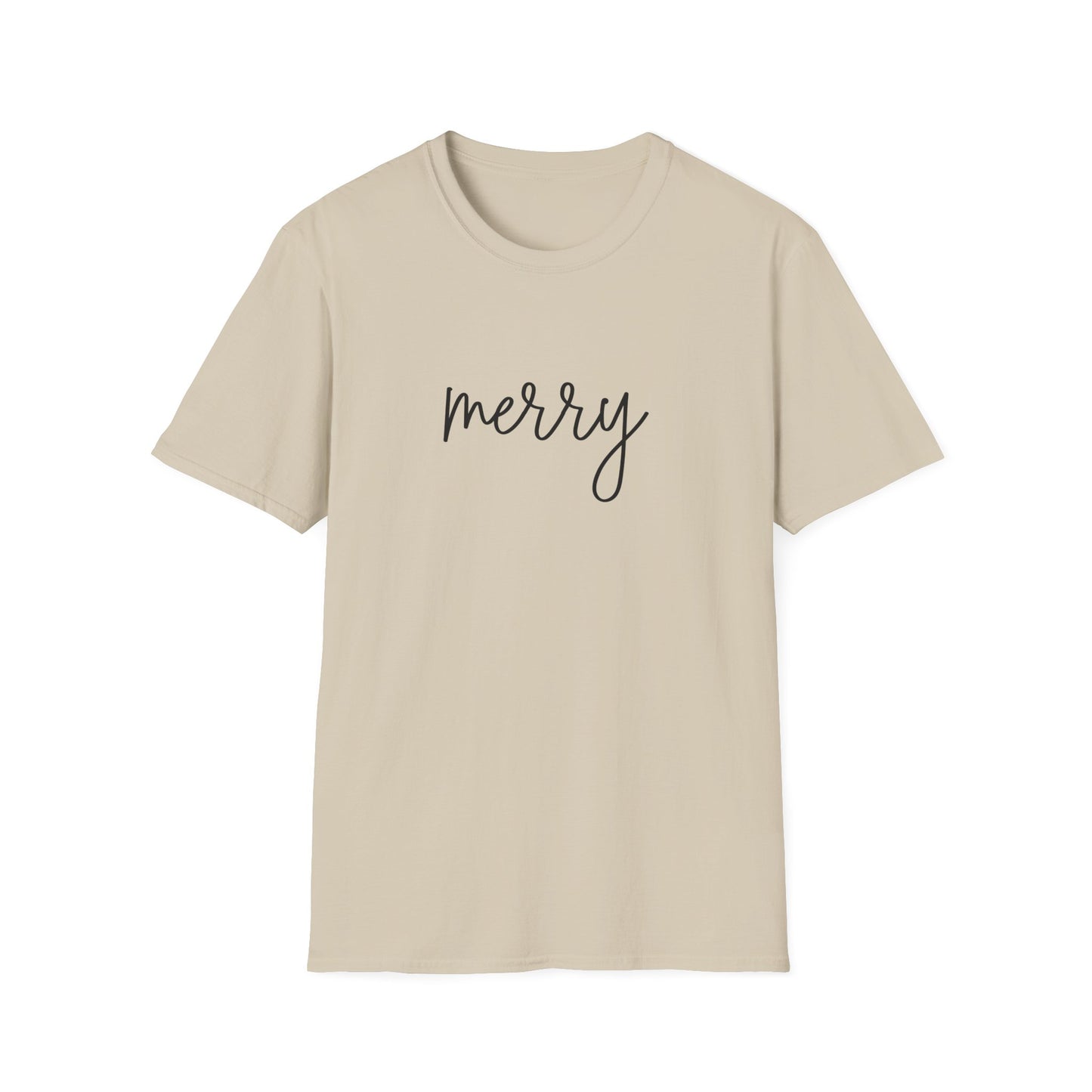 Merry Holiday T-Shirt — Cute Unisex Holiday Tee