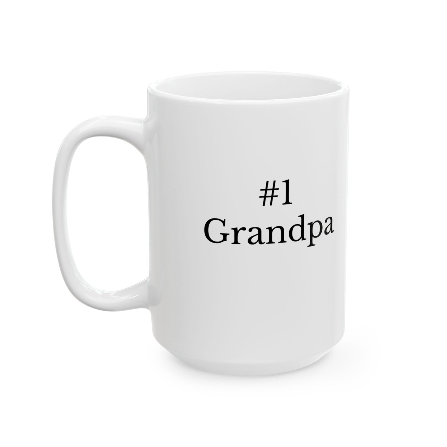Number 1 Grandpa Novelty Gift Mug (11 & 15 oz)