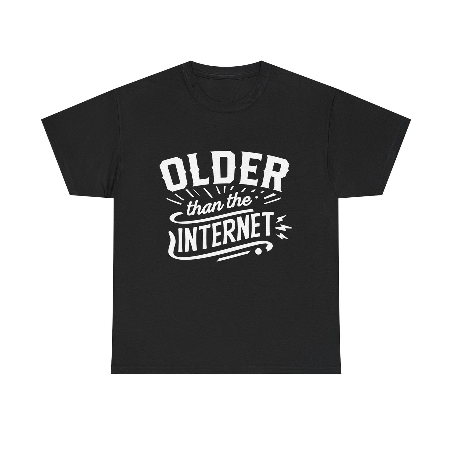 Older Than the Internet Unisex Heavy Cotton Tee for Dad for Father's Day