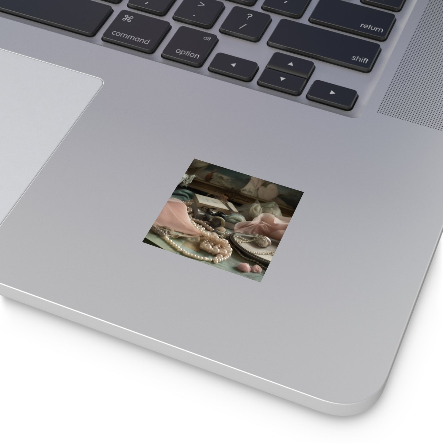 Vintage Women's Boudoir Square Sticker #1