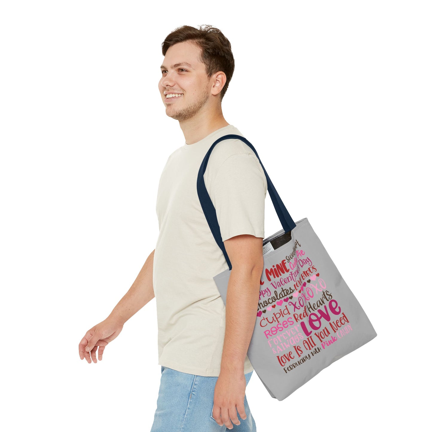 Valentine’s Day Love Words Tote Bag
