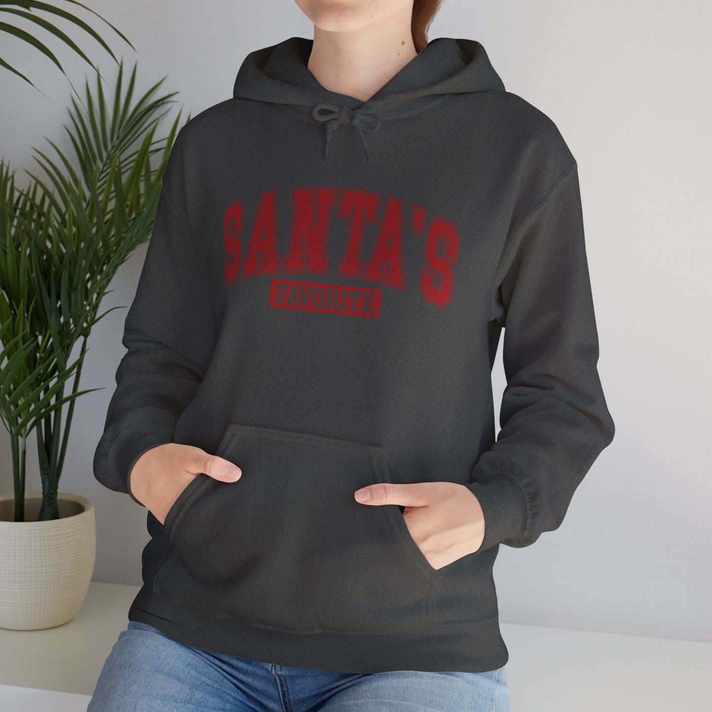 Santa's Favorite Family Unisex Christmas Hoodie