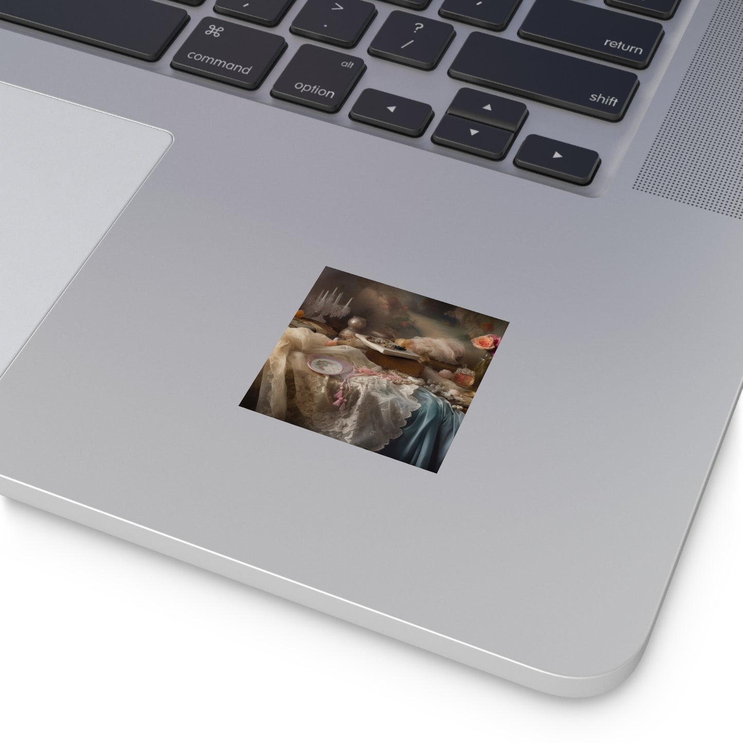 Vintage Women's Boudoir Square Sticker #2
