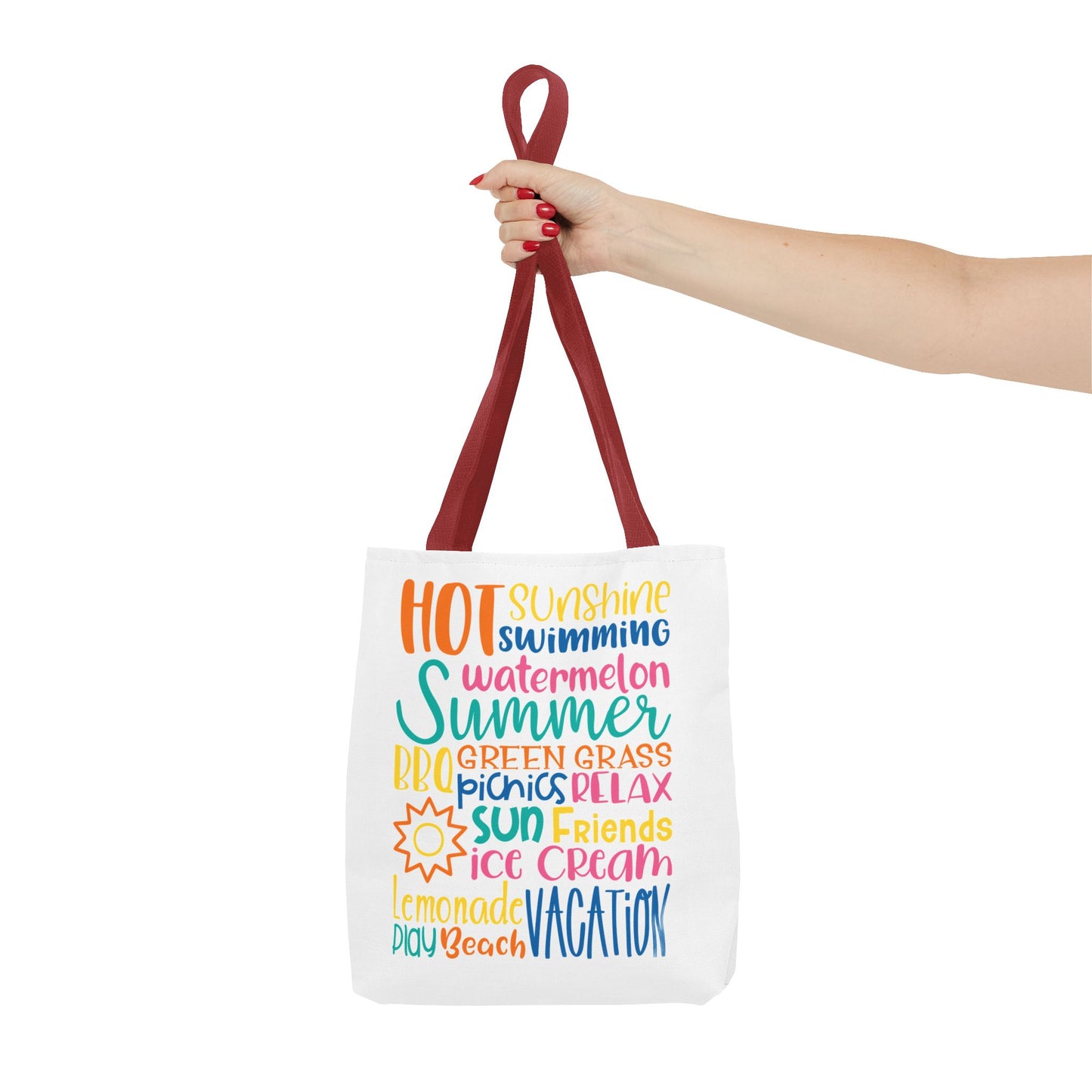 Summer Word Riot Tote Bag
