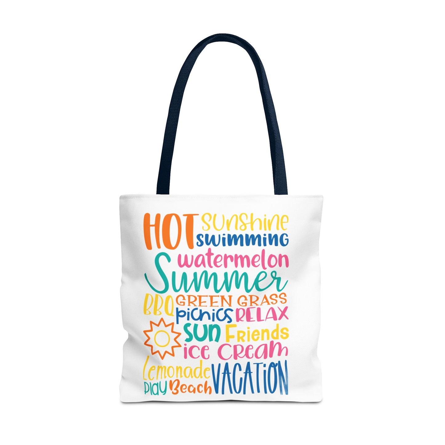 Summer Word Riot Tote Bag