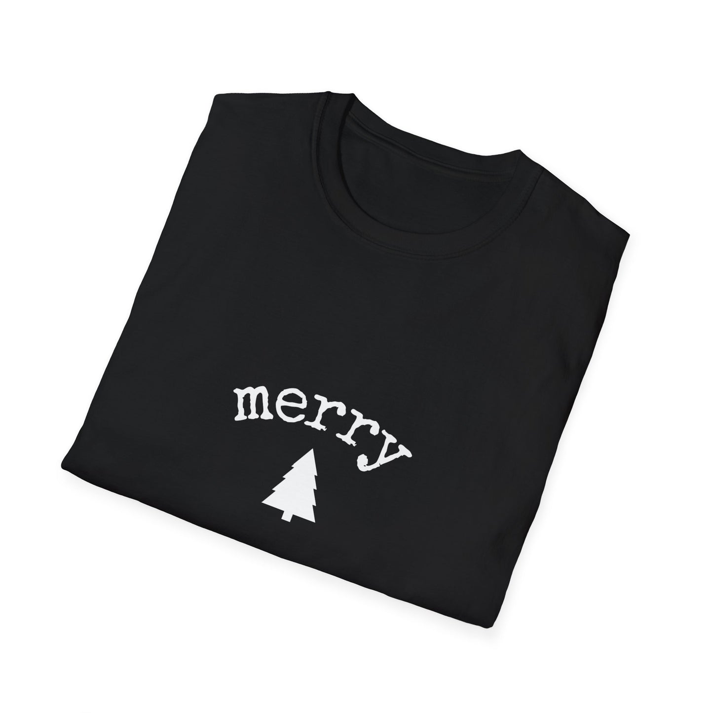 Cute "Merry Tree" Holiday T-Shirt — Festive Christmas Graphic Tee