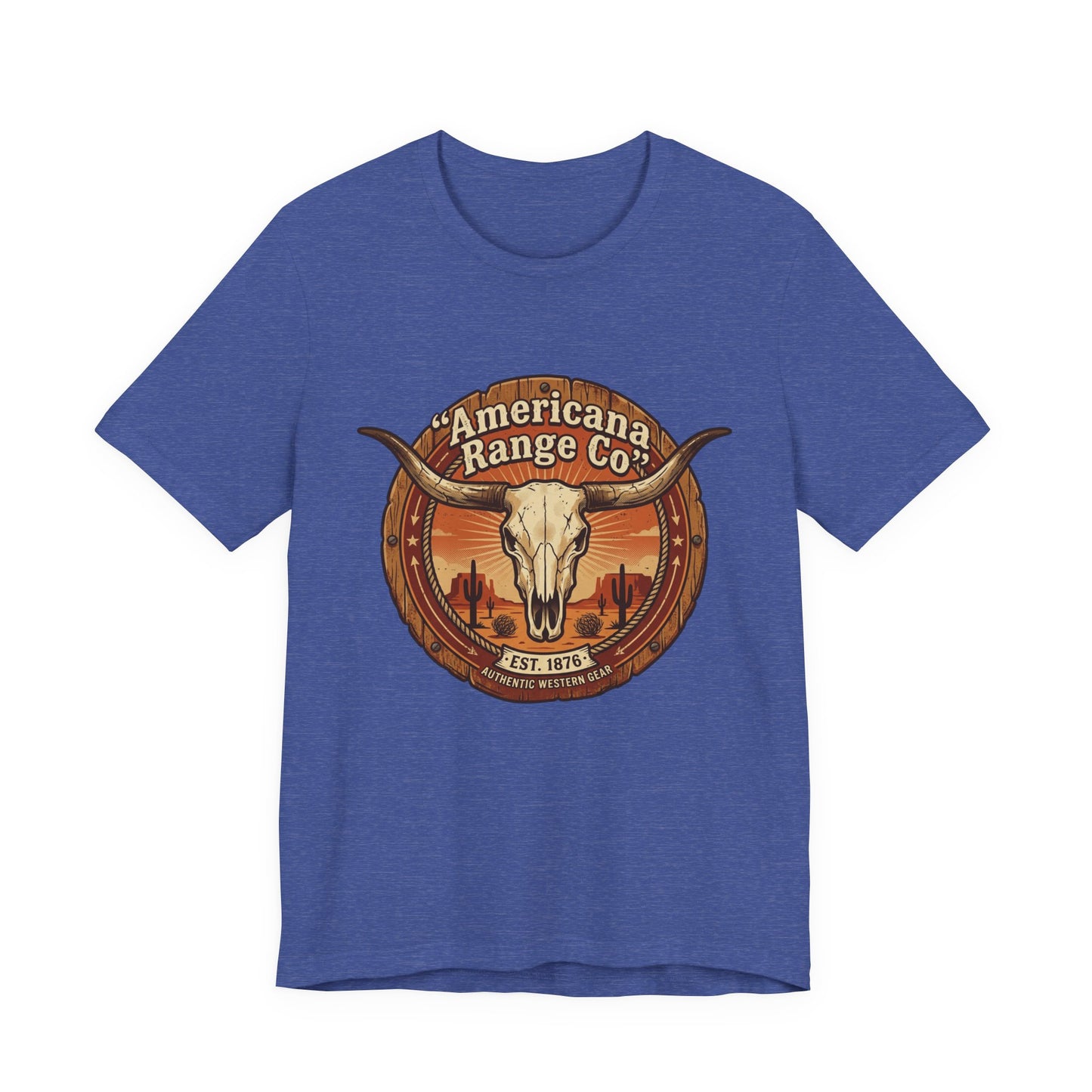 Americana Range Co Skull Tee | Western Vintage, Frontier Rodeo
