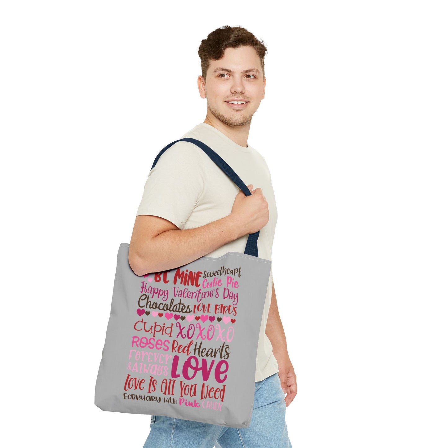 Valentine’s Day Love Words Tote Bag