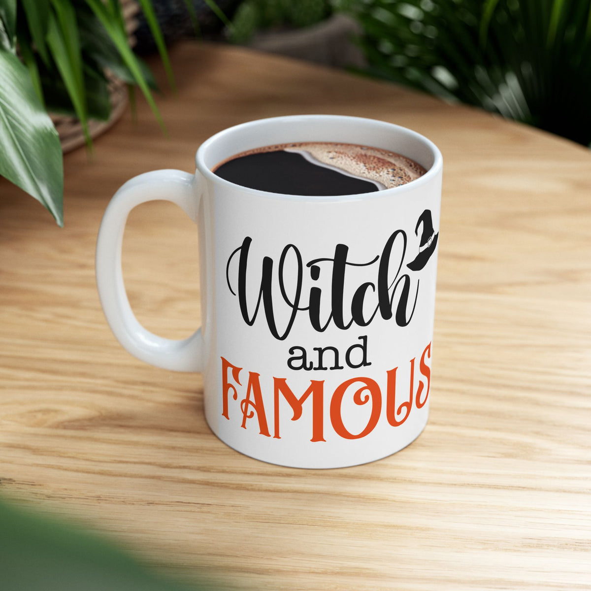 Witch and Famous Halloween Ceramic Mug (11oz/15oz)