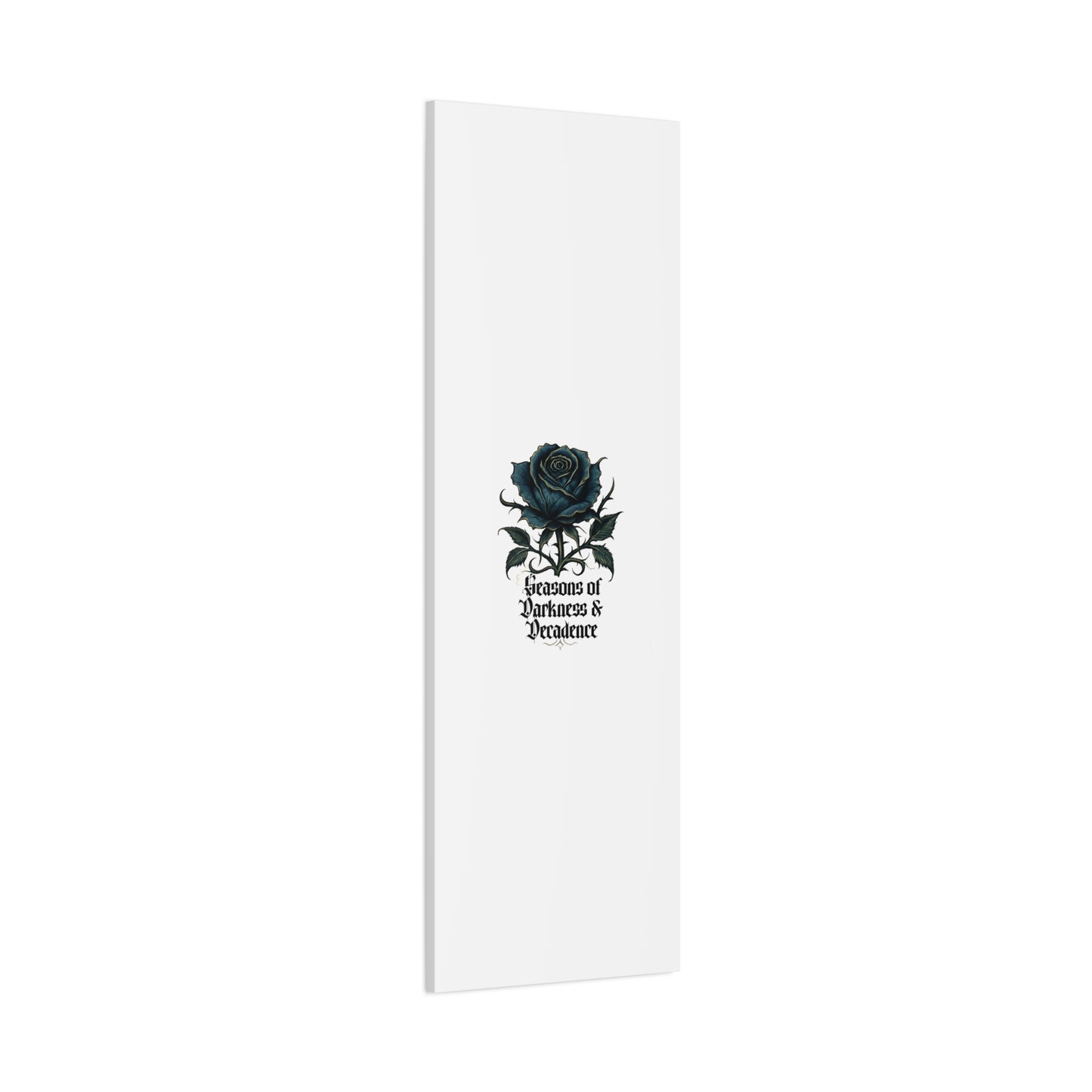 Canvas Wall Art — Gothic Blue Rose "Seasons of Darkness & Decadence"