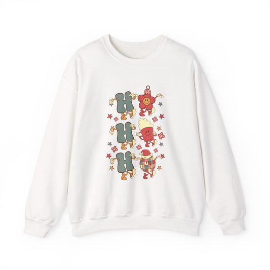 Ho Ho Ho Crewneck Sweatshirt — Christmas Holiday Sweatshirt