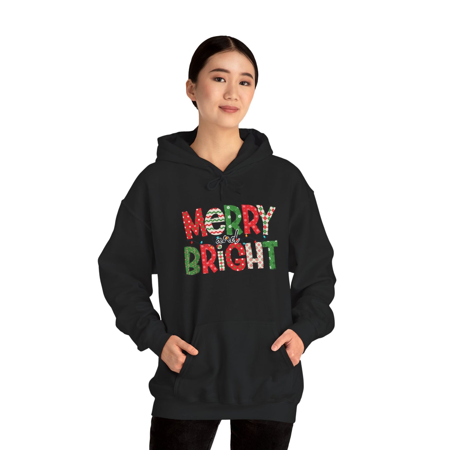 Merry and Bright Christmas Hoodie