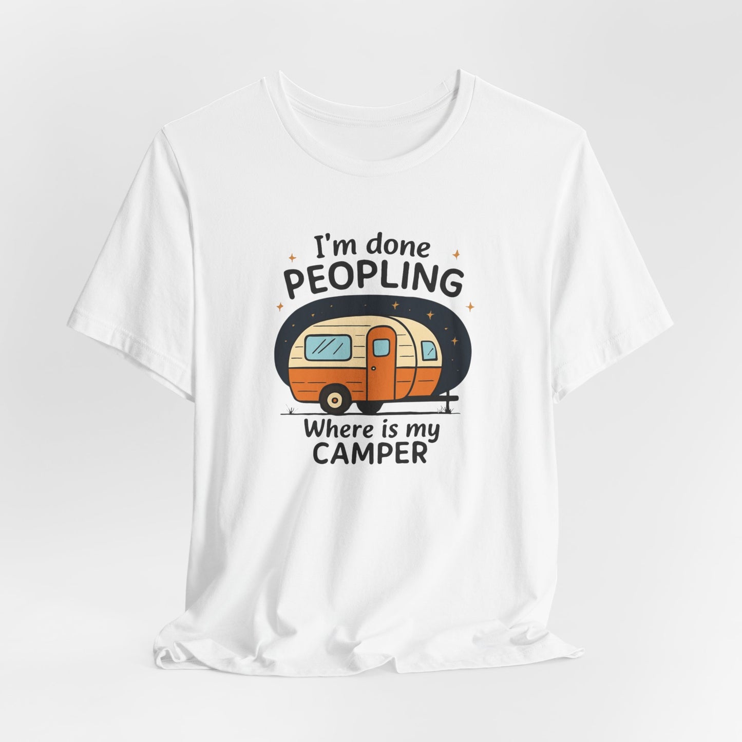 Snarky Social Exit Camper Tee