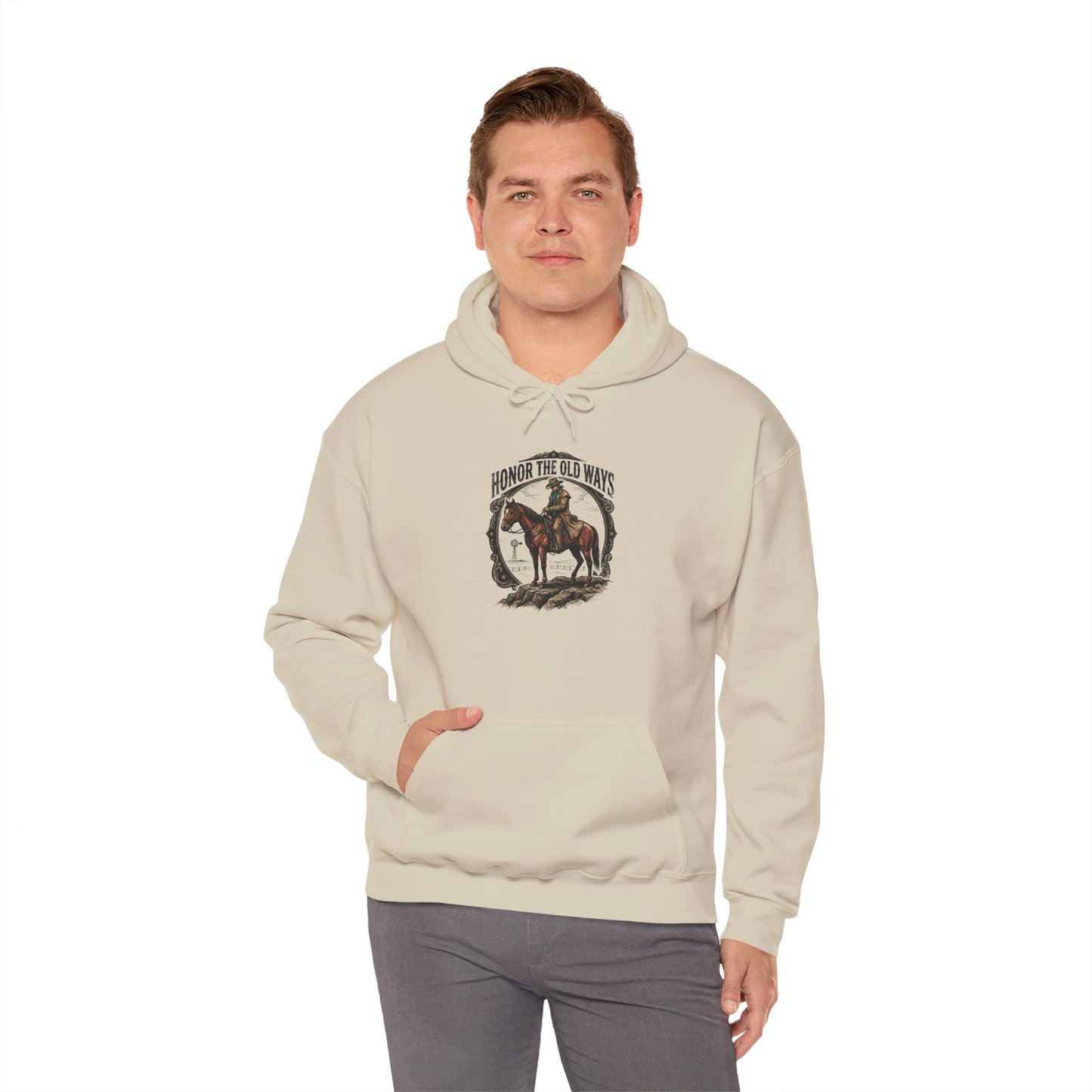 Honour the Old Ways Hoodie | Western Americana, Vintage Cowboy Rodeo