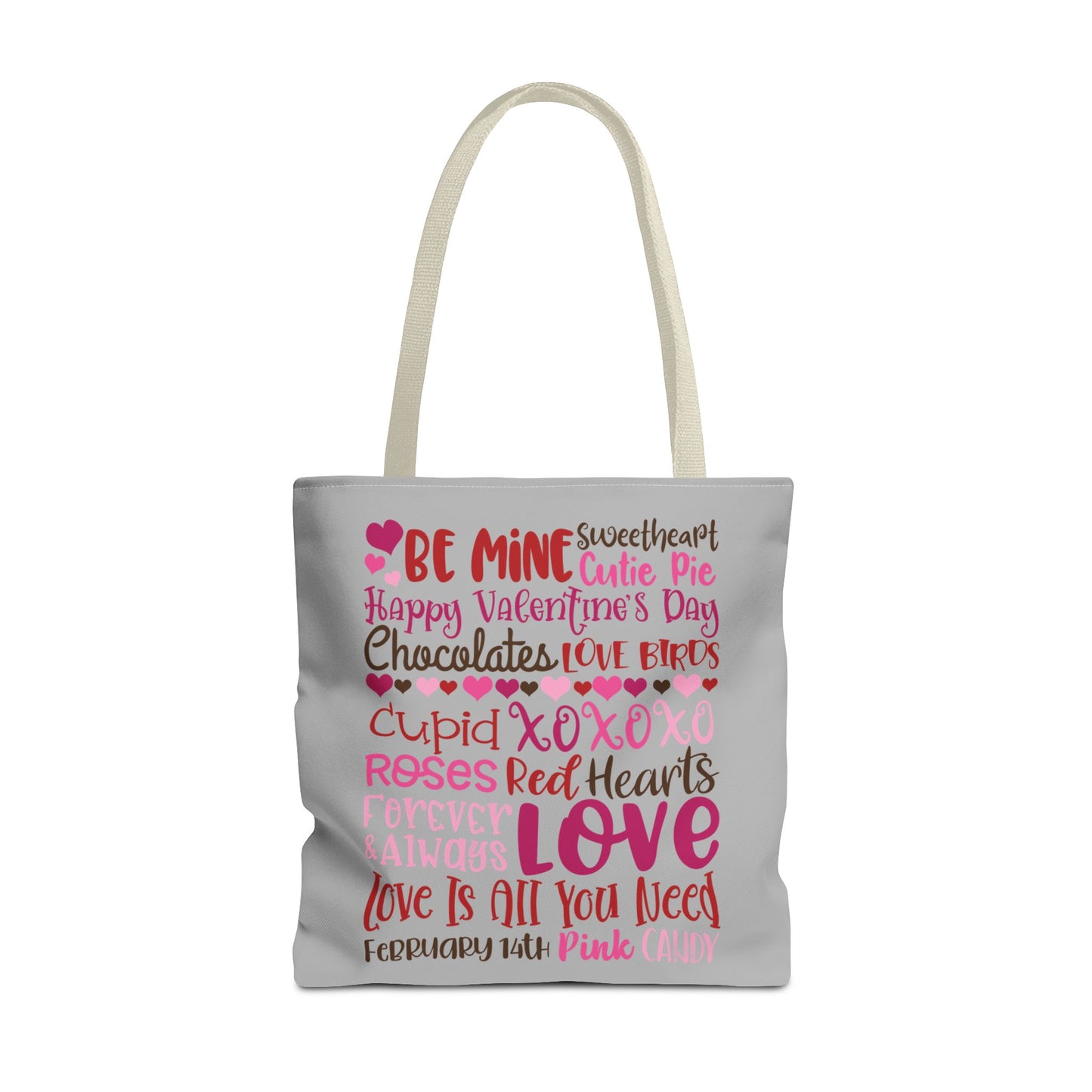 Valentine’s Day Love Words Tote Bag
