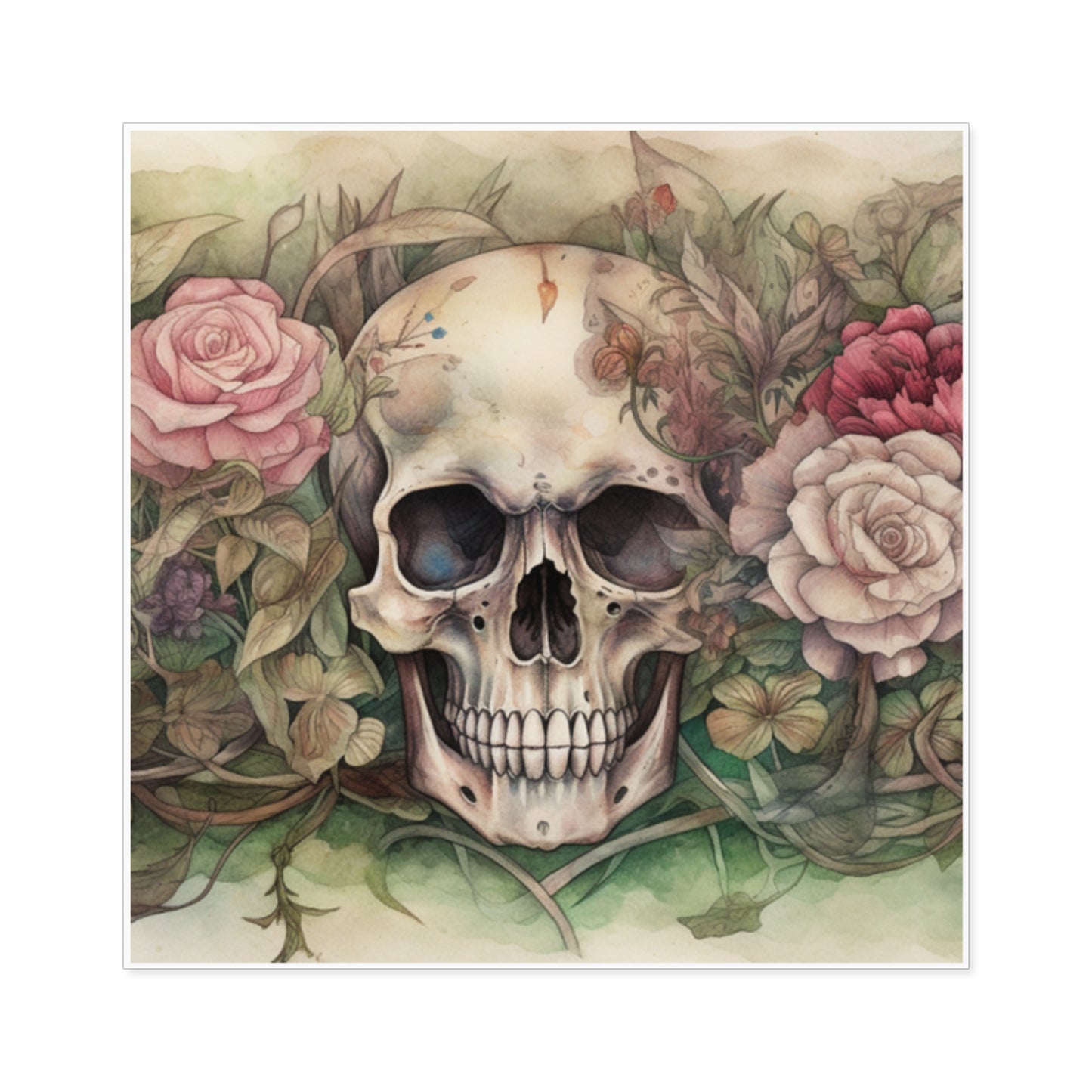 Skull Sticker: Bold and Timeless Symbol of Rebellion and Strength