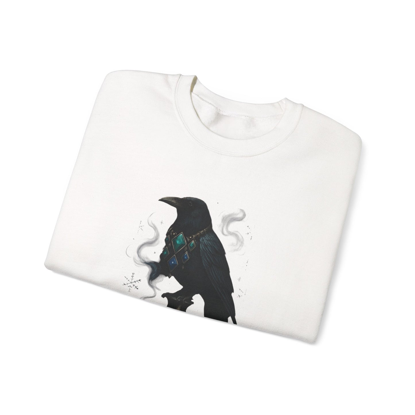 Gothic Cheer Crow Sweatshirt — "Gothic Cheer, Give Me Fear" Crewneck