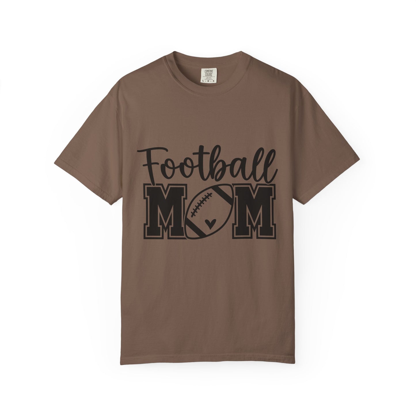 Football Mom T‑Shirt — Script & Varsity Football Mom Tee