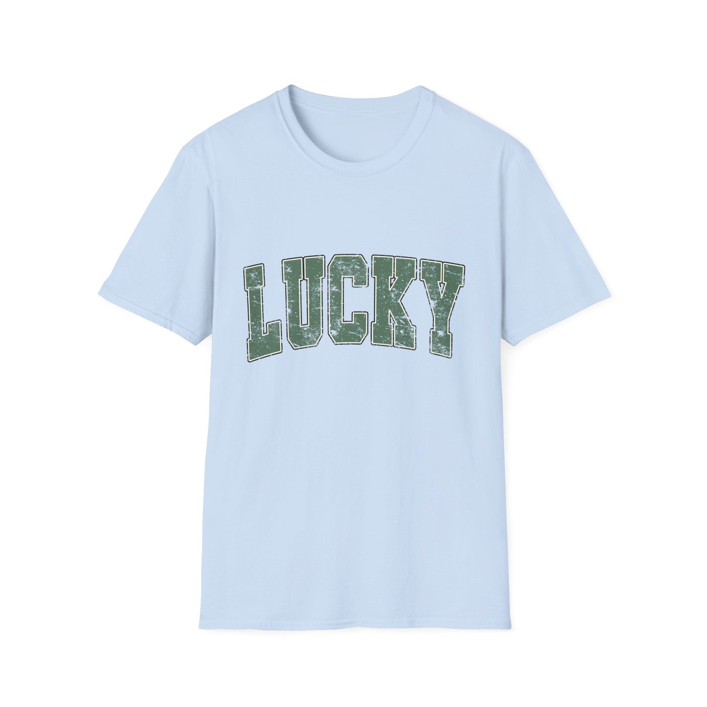 Lucky Graphic T-Shirt — Vintage Green St. Patrick’s Day Tee