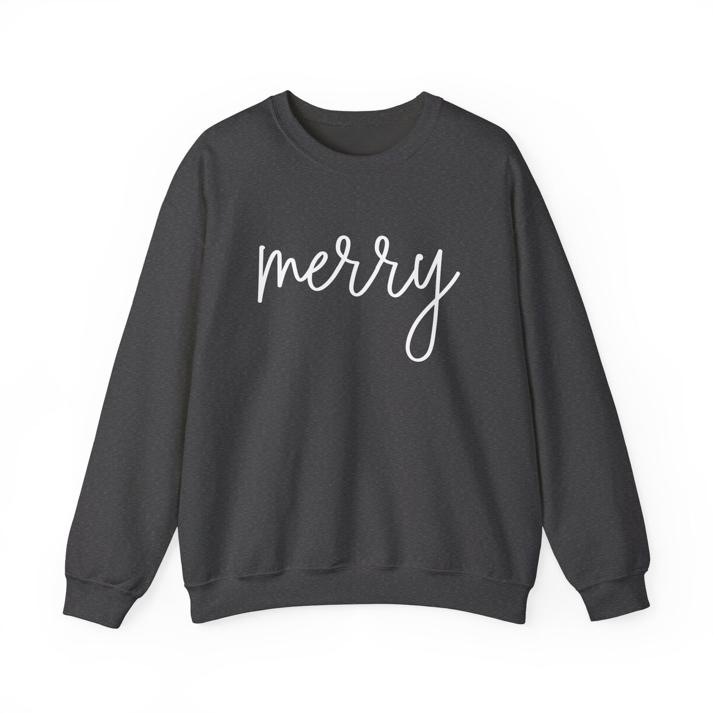 Cute Merry Crewneck Sweatshirt - Christmas Holiday