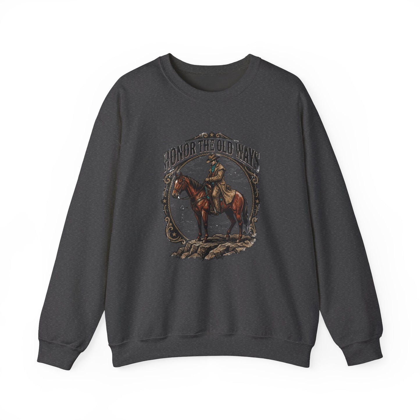 Honor the Old Ways sweatshirt | Western cowboy, vintage Americana rodeo