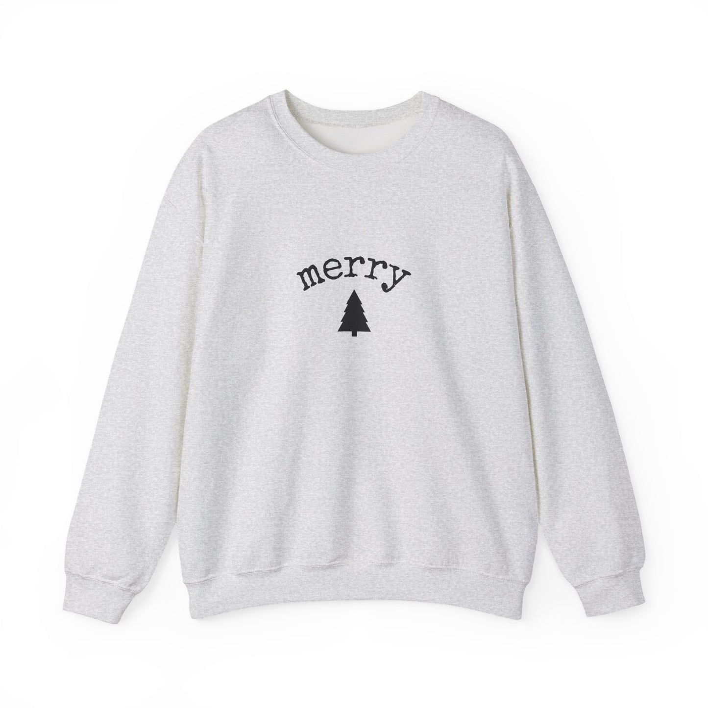 Merry Festive Holiday Crewneck Sweatshirt — Cute Christmas Sweatshirt