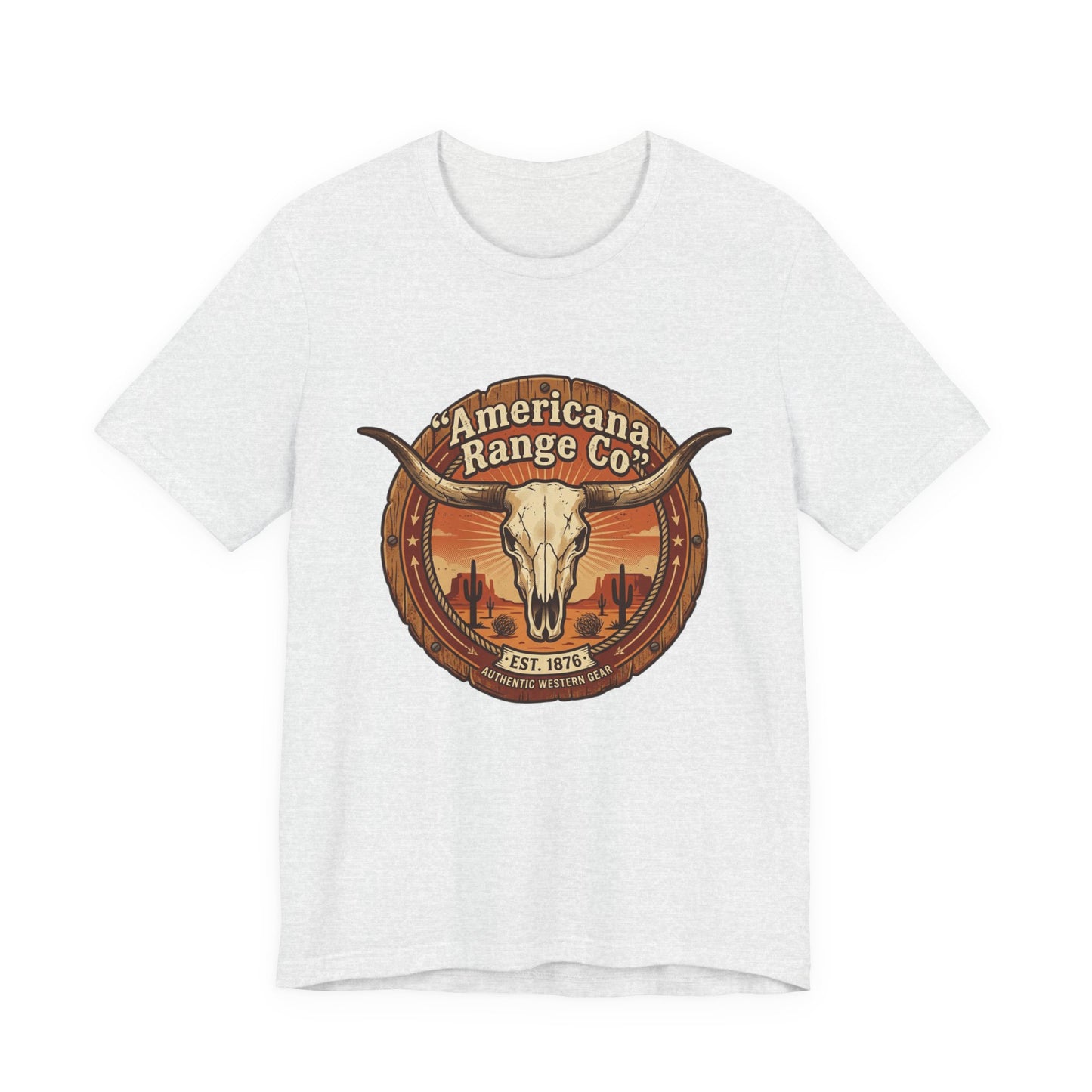 Americana Range Co Skull Tee | Western Vintage, Frontier Rodeo