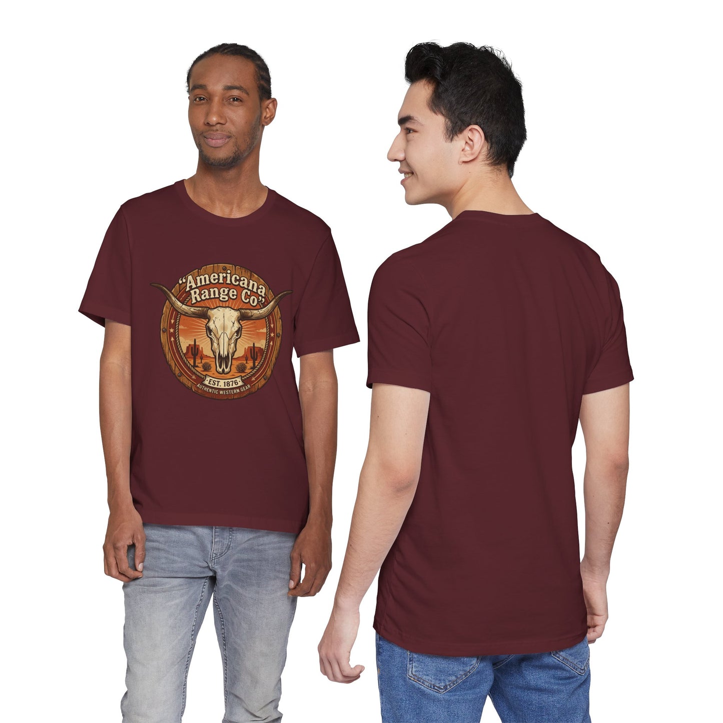 Americana Range Co Skull Tee | Western Vintage, Frontier Rodeo