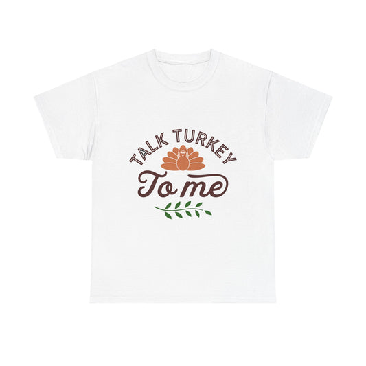 Funny Family Thanksgiving Tee, Talk Turkey To Me, Thanksgiving Puns Shirt, Funny Matching Family Tops, Turkey Day Shirts