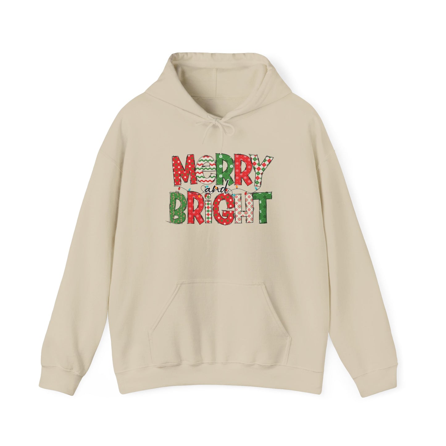 Merry and Bright Christmas Hoodie