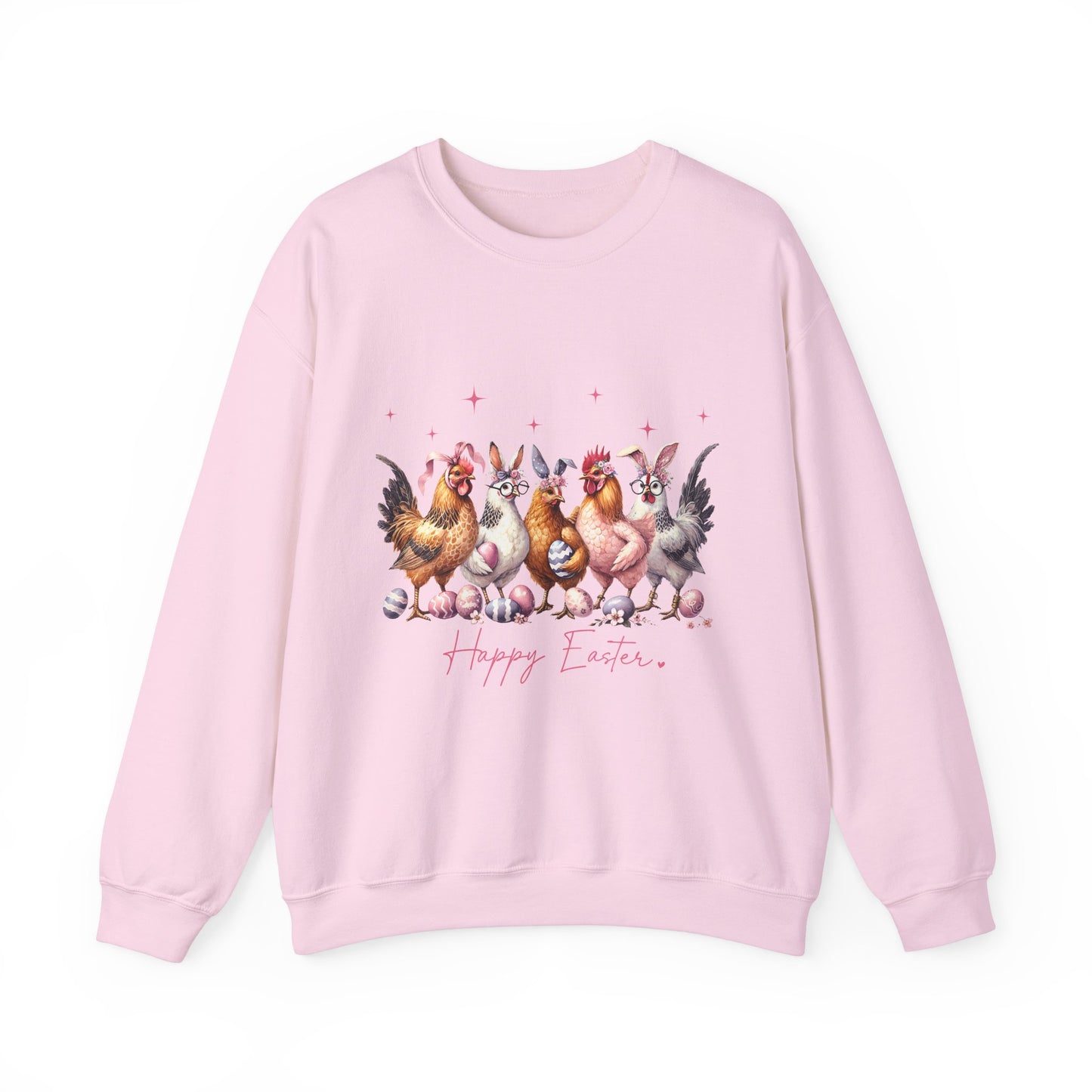Happy Easter Themed Crewneck Women's Sweatshirt