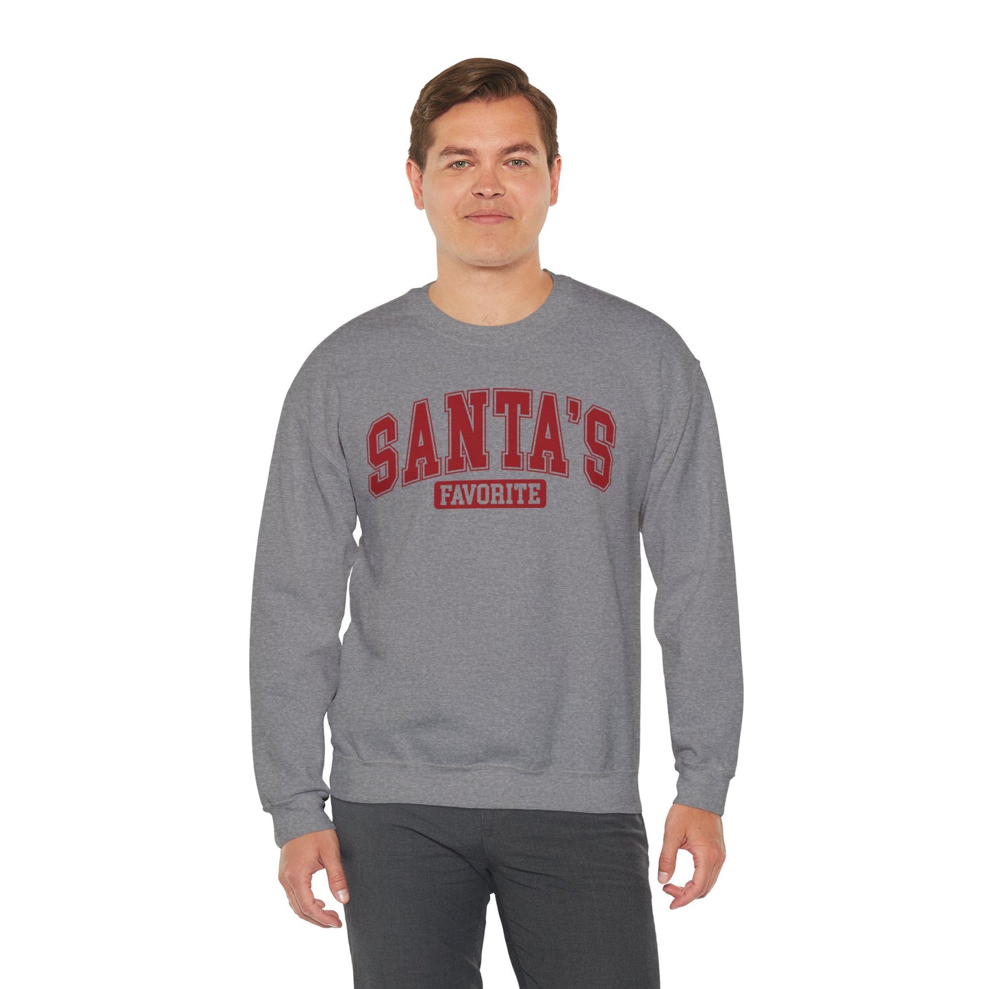 Santa's Favorite Crewneck Sweatshirt
