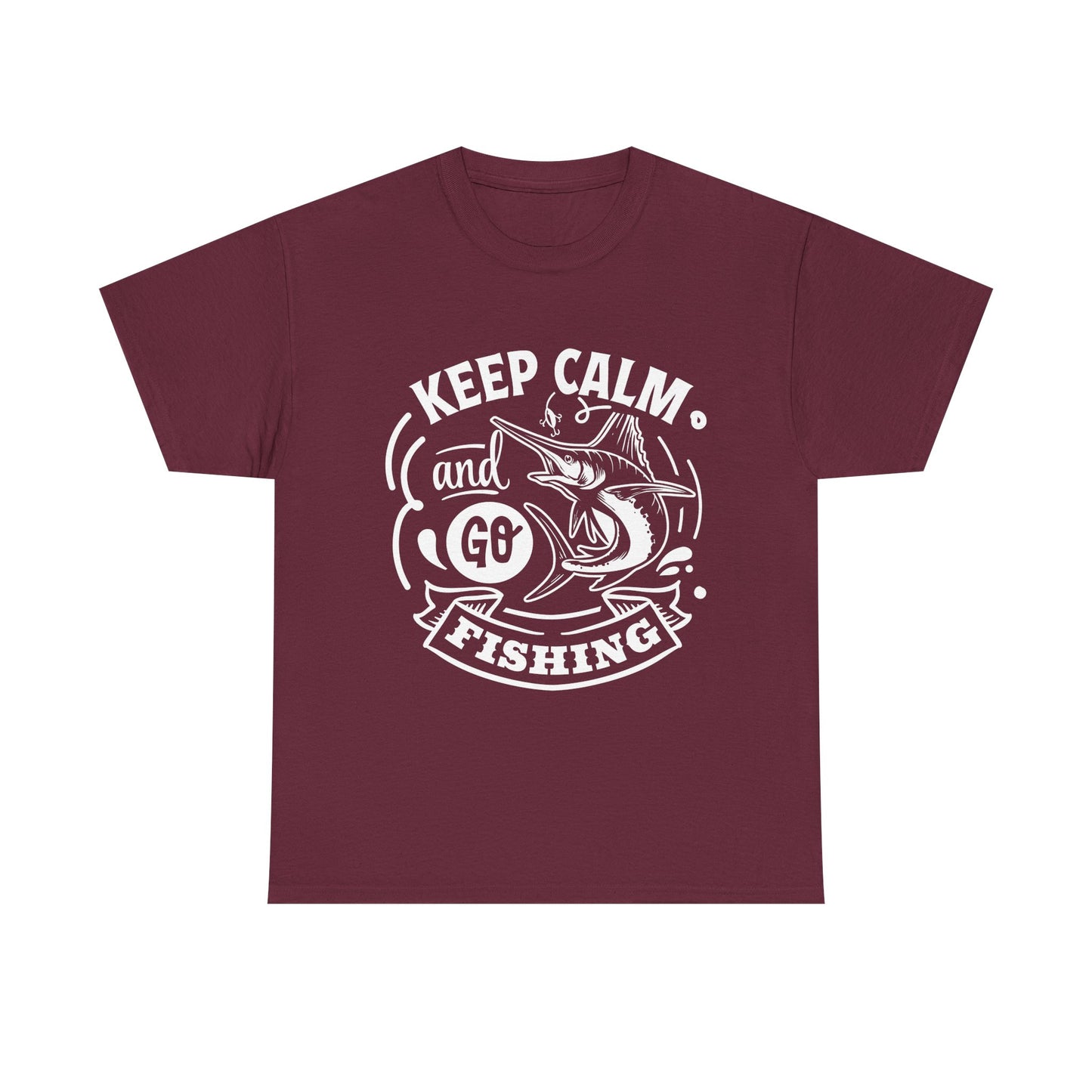 Keep Calm and Go Fishing T-Shirt for Dad