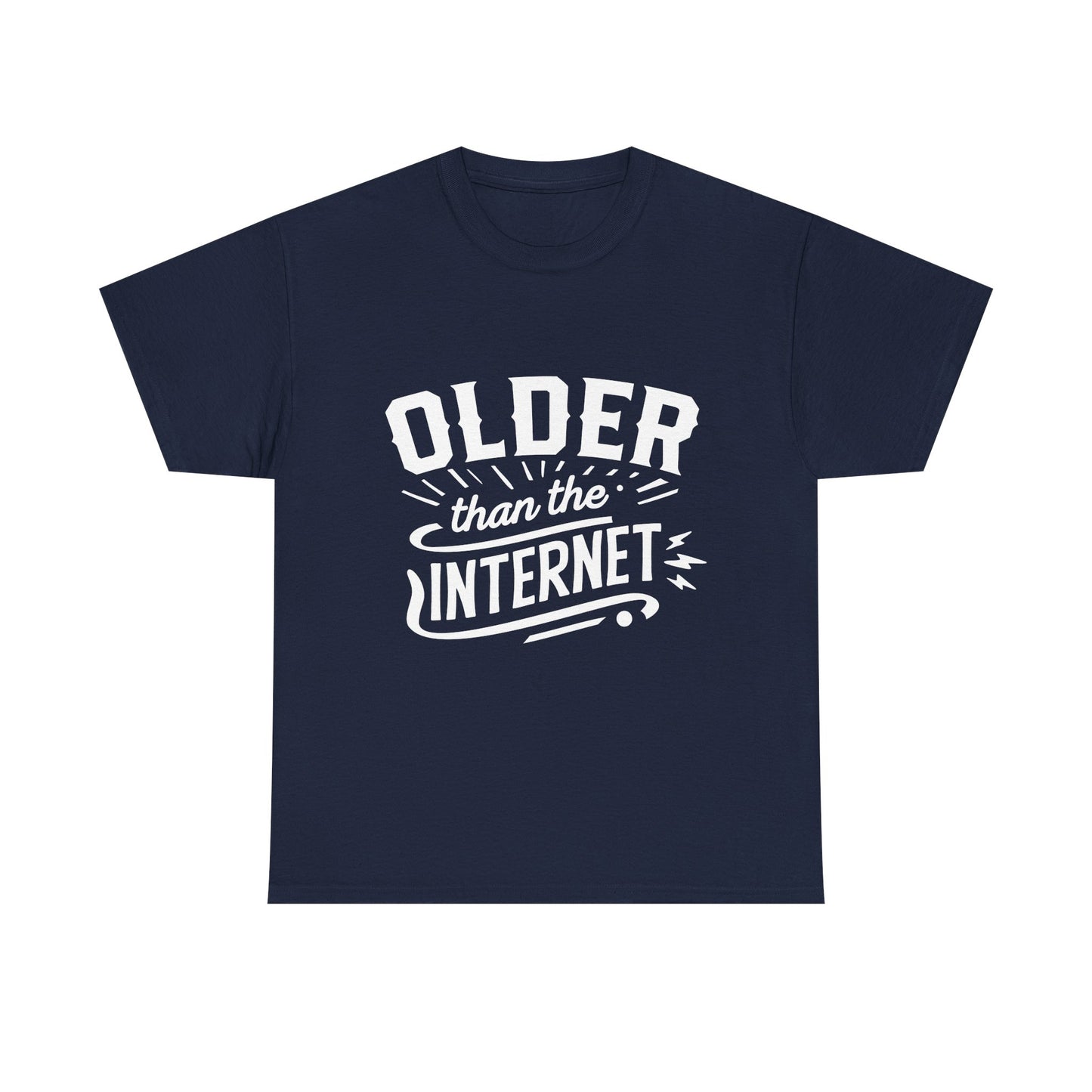 Older Than the Internet Unisex Heavy Cotton Tee for Dad for Father's Day